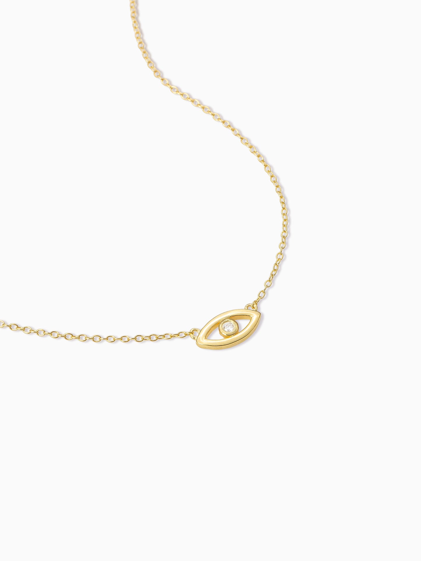 Collier en vermeil contre le mauvais œil