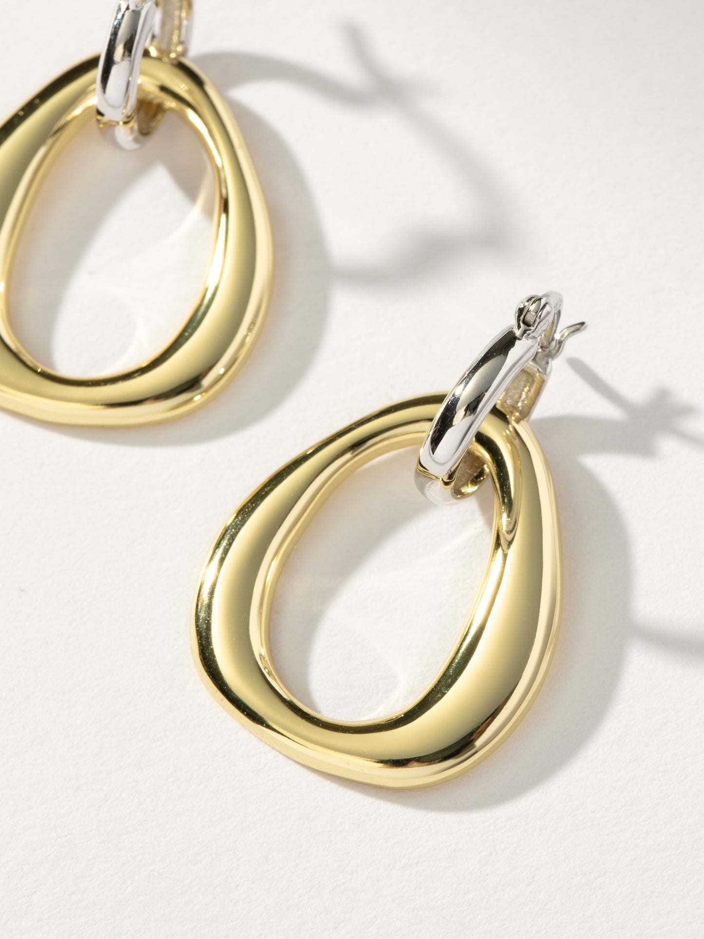 Mixed Statement Hoop Earrings