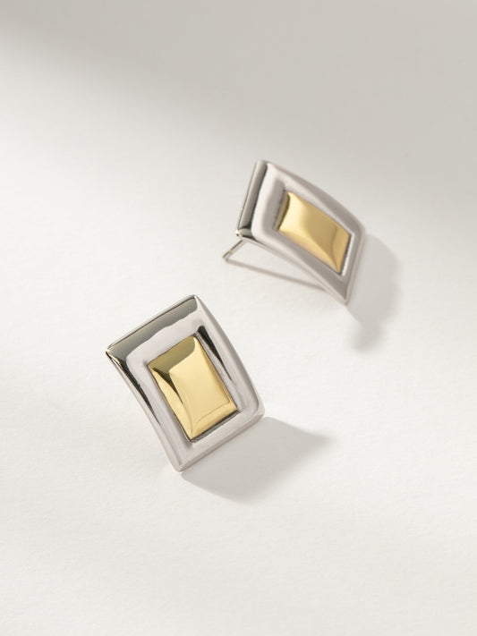 Tease Rectangular Mixed Earrings