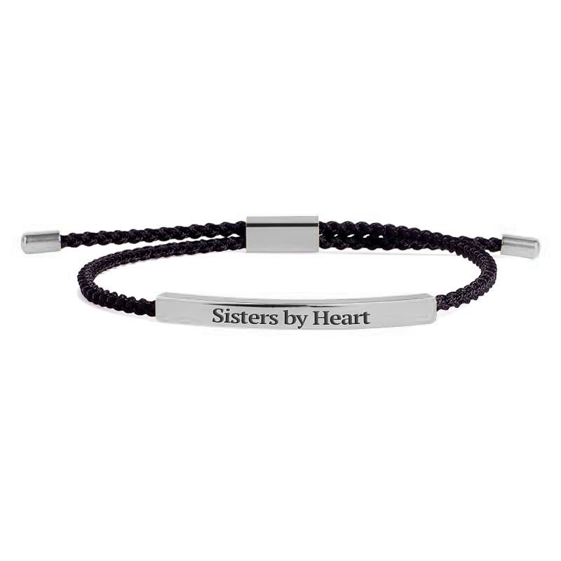 Bracelet Inspiré « Pas sœurs de sang, mais sœurs de cœur »