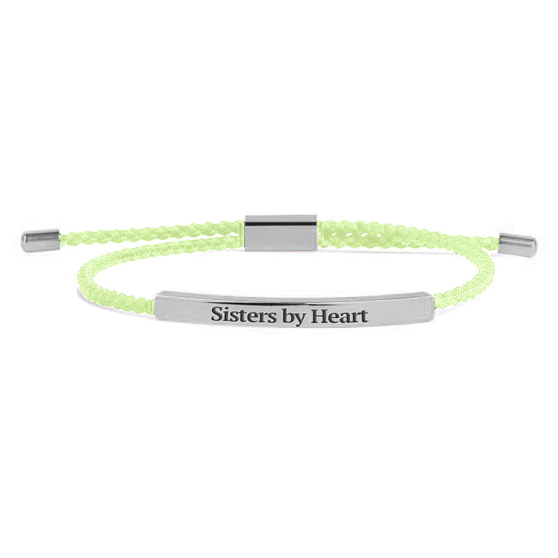 Bracelet Inspiré « Pas sœurs de sang, mais sœurs de cœur »