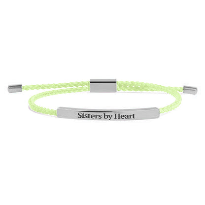 Bracelet Inspiré « Pas sœurs de sang, mais sœurs de cœur »