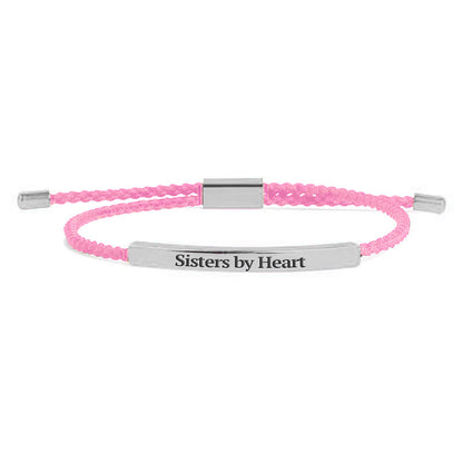 Bracelet Inspiré « Pas sœurs de sang, mais sœurs de cœur »