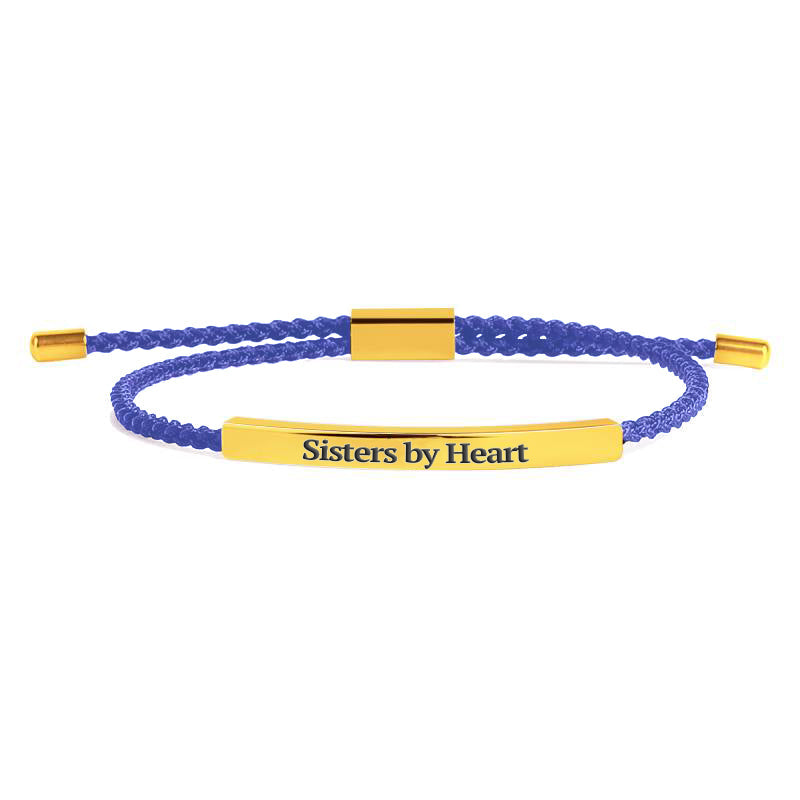Bracelet Inspiré « Pas sœurs de sang, mais sœurs de cœur »