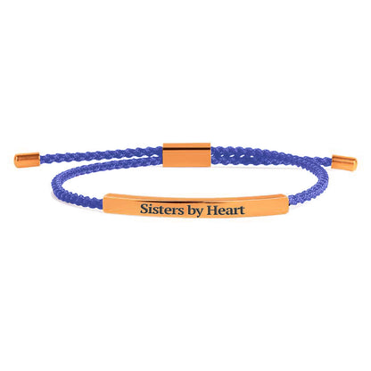 Bracelet Inspiré « Pas sœurs de sang, mais sœurs de cœur »