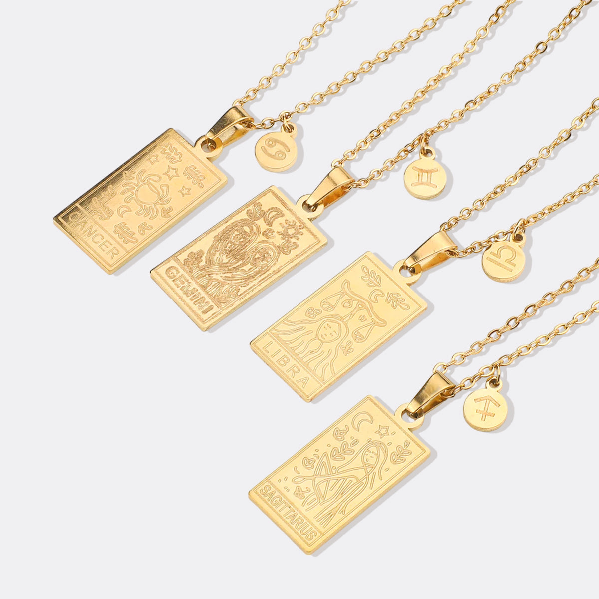 Collier carte du zodiaque