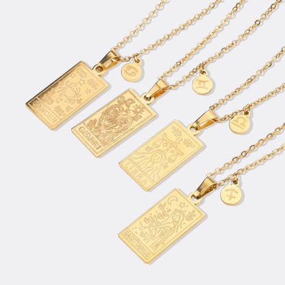Collier carte du zodiaque