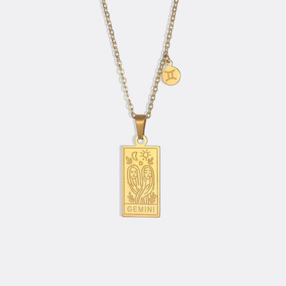 Collier carte du zodiaque