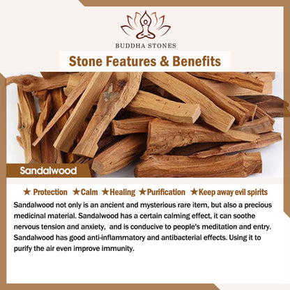 Buddha Stones Tibetan Sandalwood Om Mani Padme Hum Swastika Healing Bracelet