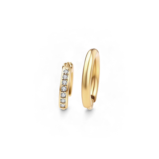 Ensemble de boucles d'oreilles Huggie