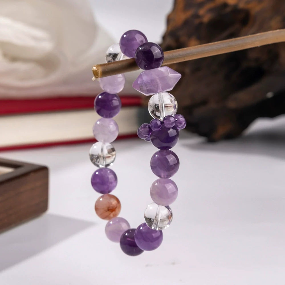 Divine Clarity Amethyst Bracelet