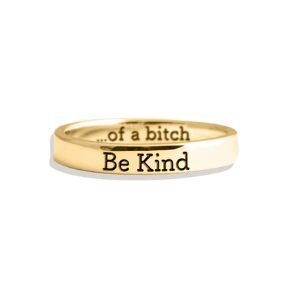 Bague Mantra Soyez gentil