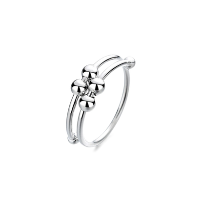Bague Fidget réglable en perles