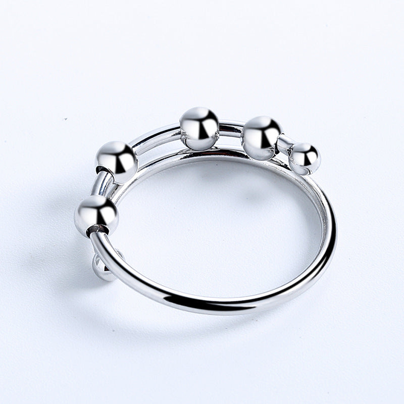 Bague Fidget réglable en perles