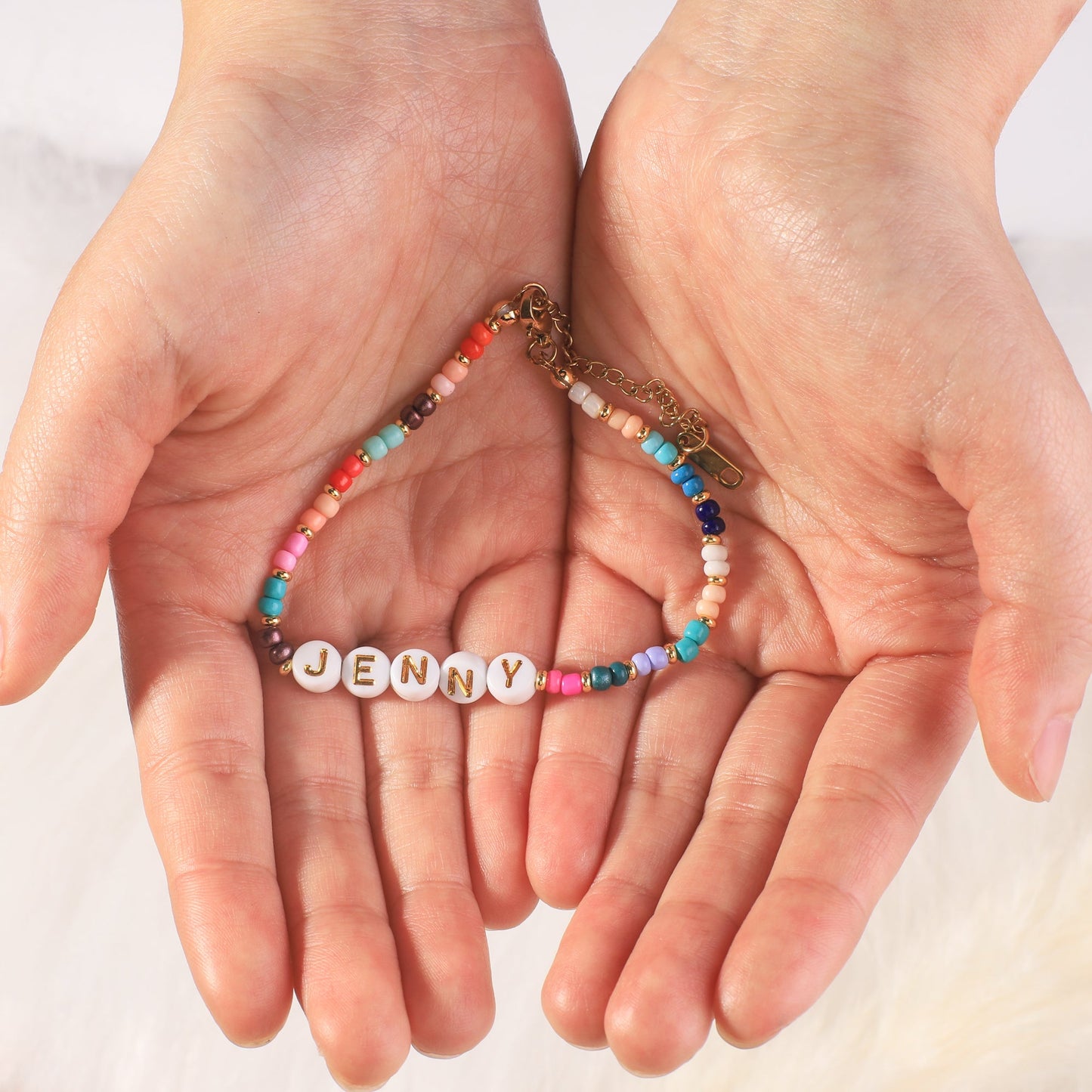 Bracelet prénom en perles | Joyful