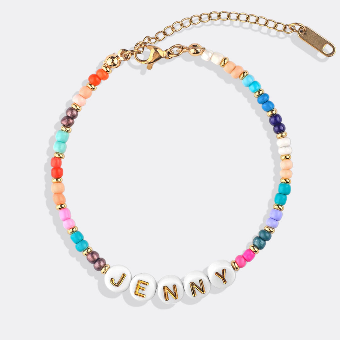 Bracelet prénom en perles | Joyful
