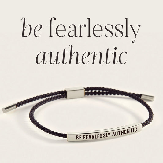 Bracelet Inspire Soyez Authentique et Sans Peur