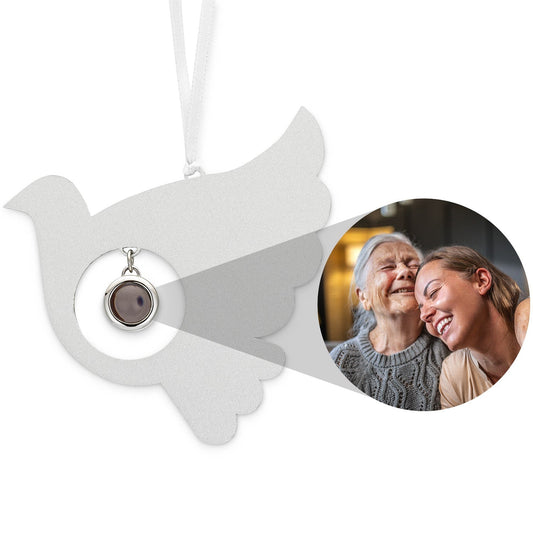 Personalisiertes Vogelfoto-Ornament