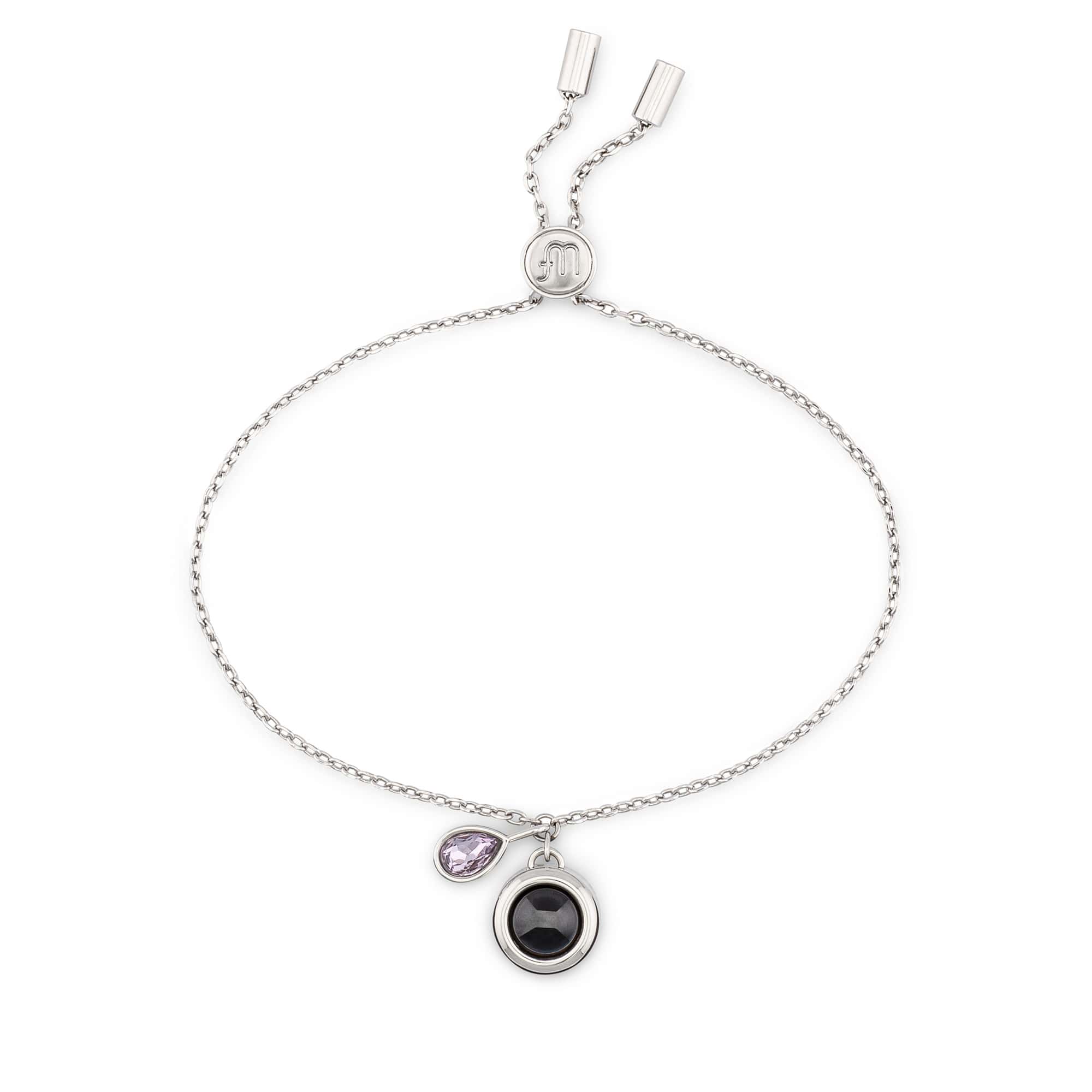 Personalisiertes Geburtsstein-Schiebearmband