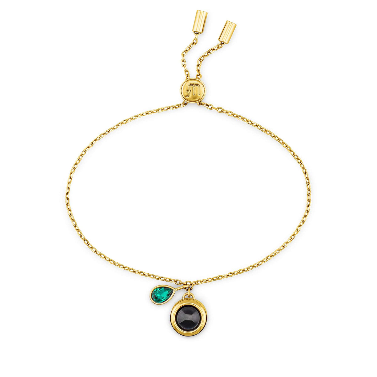 Personalized Birthstone Slider Bracelet - Wear fortune