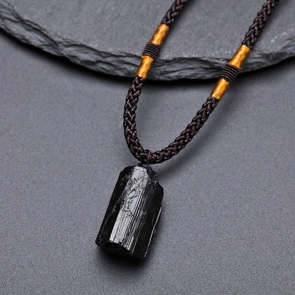 Black Tourmaline Healing Stone Necklace