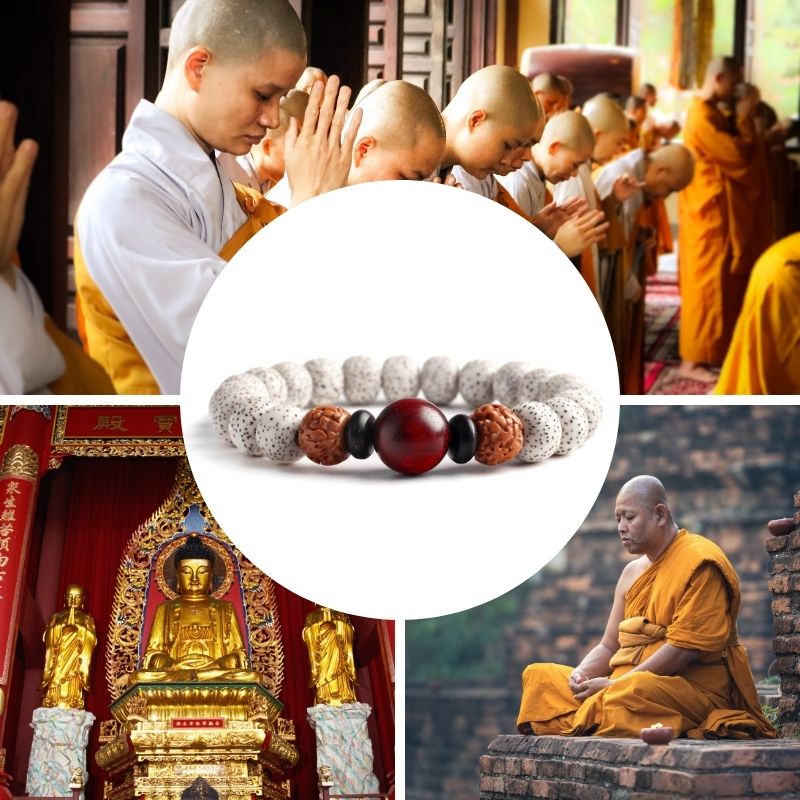 Buddhistisches Meditationsarmband – Rocailles-Perlen zur Verbesserung der Konzentration