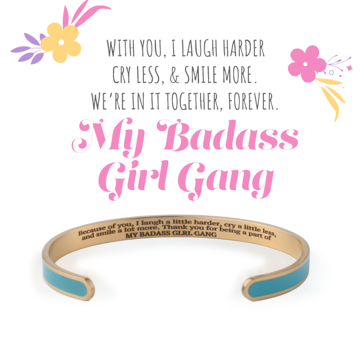 Bracelet multicolore My Badass Girl Gang
