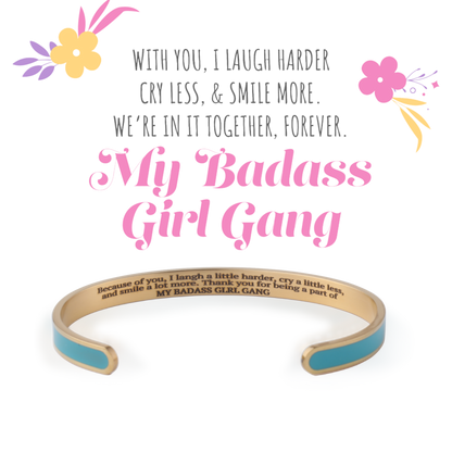 Bracelet multicolore My Badass Girl Gang