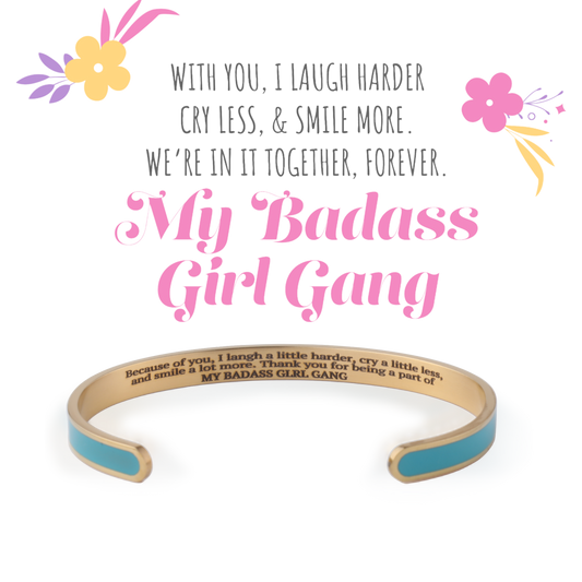 Bracelet multicolore My Badass Girl Gang