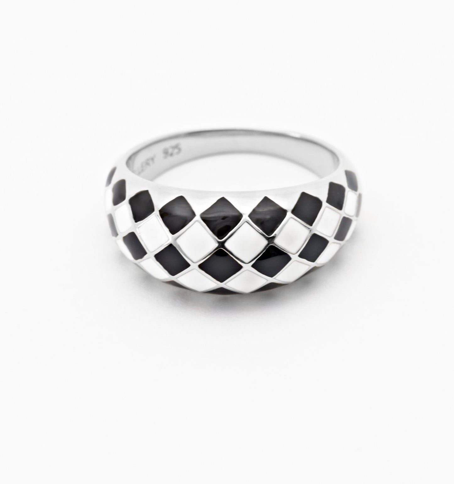 Anneau en damier