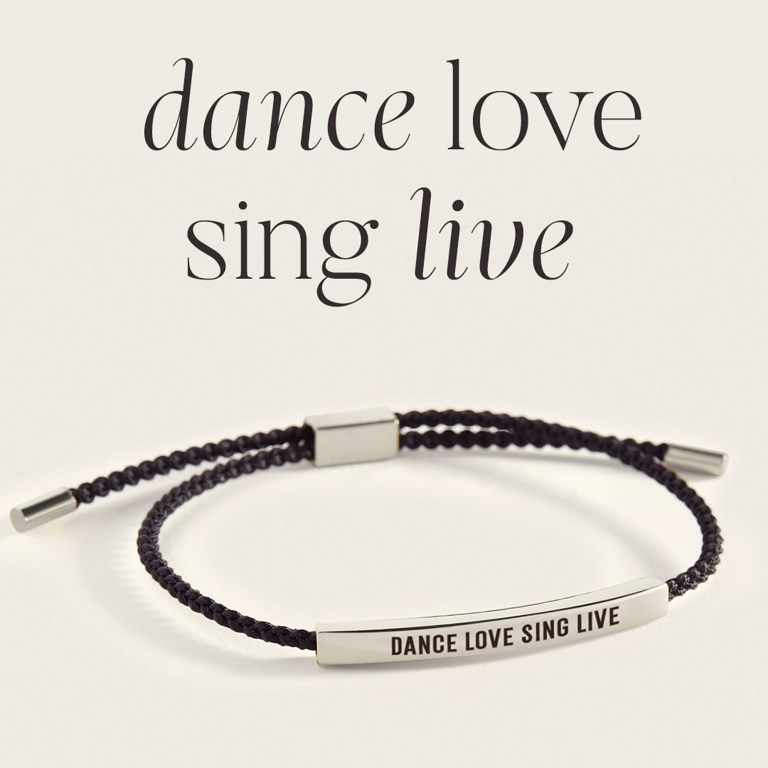 Bracelet Danse, Amour, Chant, Vivez, Inspirez