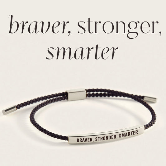 Bracelet Inspire Plus courageux, plus fort, plus intelligent