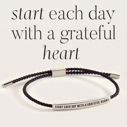 Commencez chaque journée avec un bracelet d'inspiration plein de gratitude