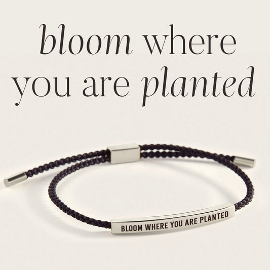 Bracelet Inspire Fleurissez Où Vous Êtes Planté
