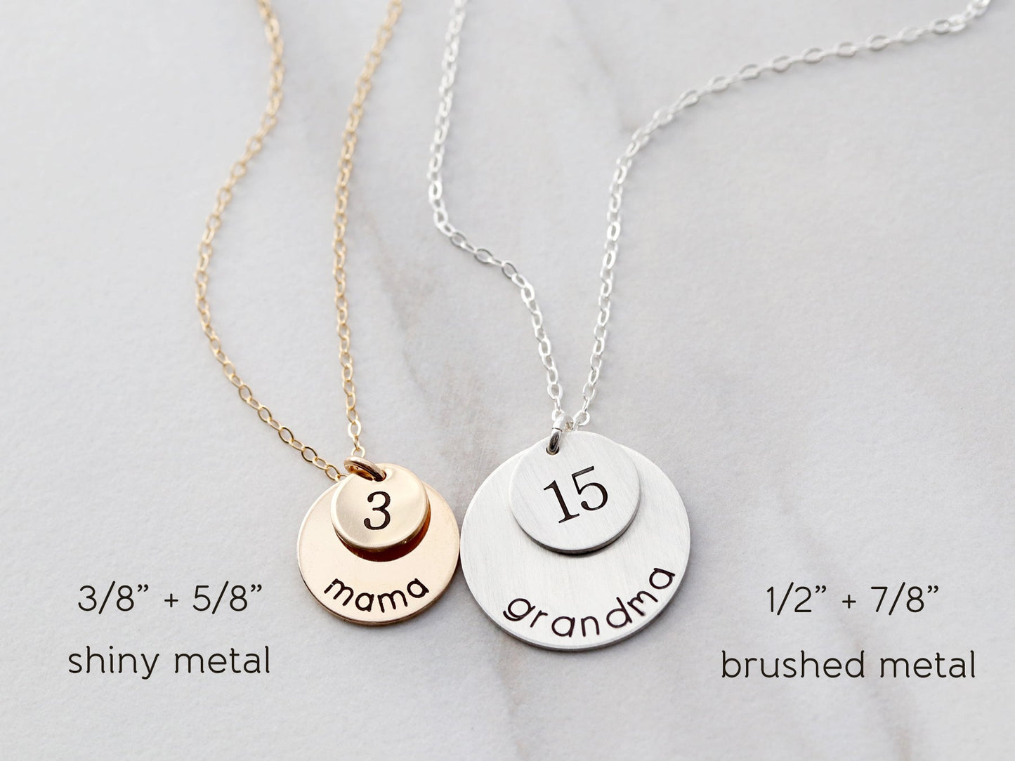 Collier numéro porte-bonheur 