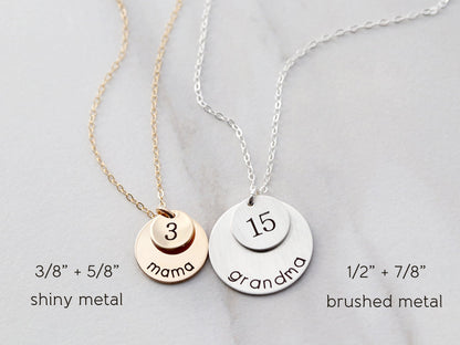 Collier numéro porte-bonheur 