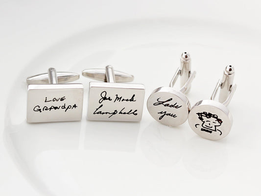 Handwriting Cuff Links