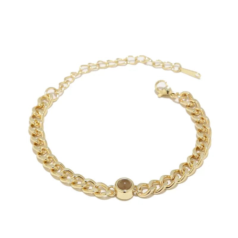 Bracelet photo cubain personnalisé caché 