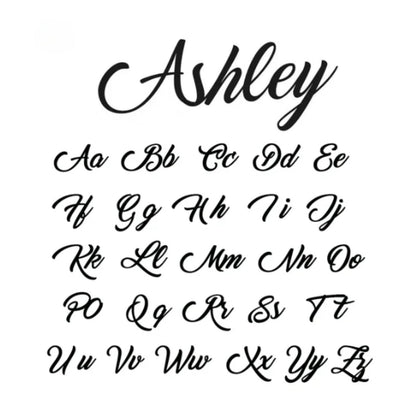 Personalisierter Name in einzigartigen Buchstaben Box Kette Halskette 