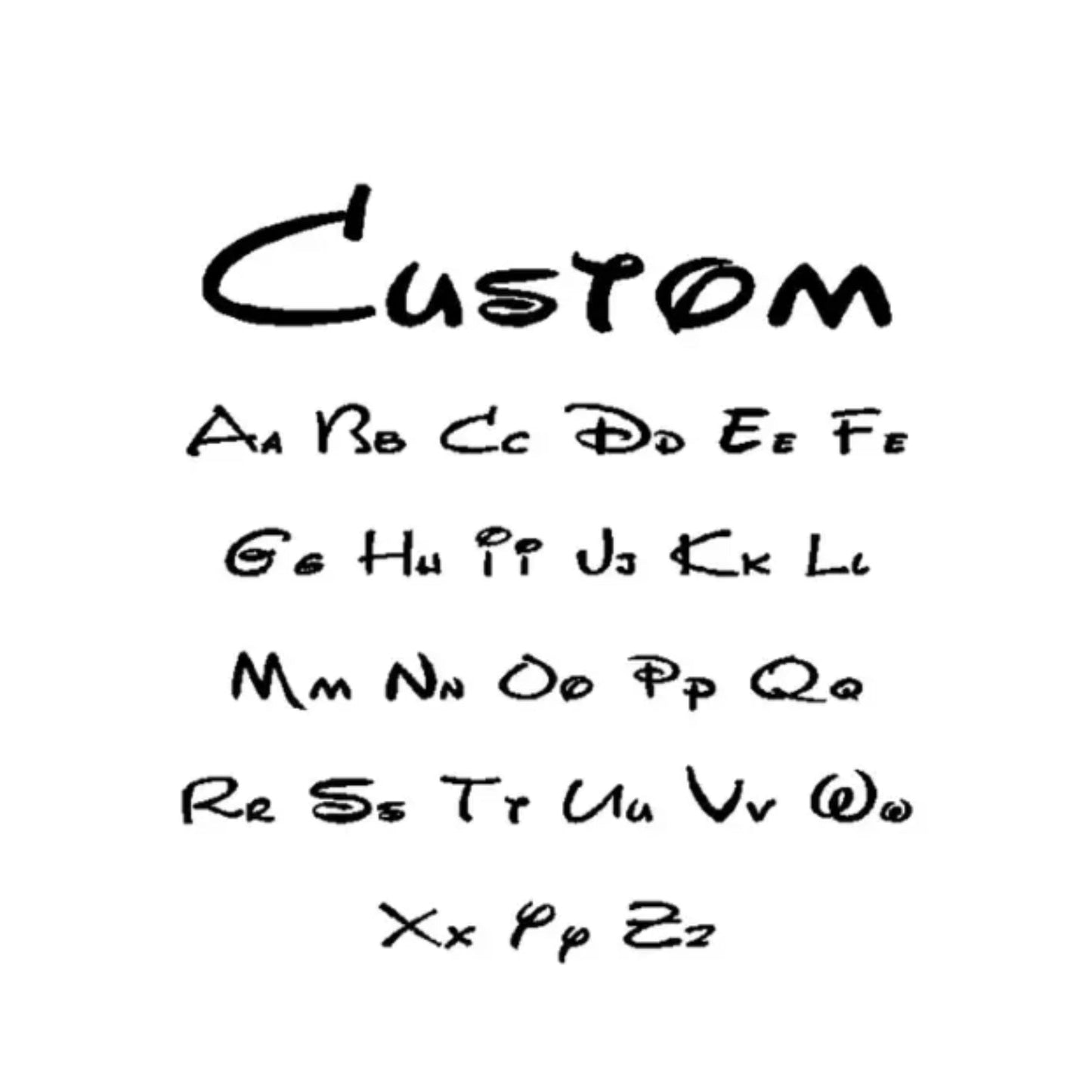 Personalisierter Name in einzigartigen Buchstaben Box Kette Halskette 