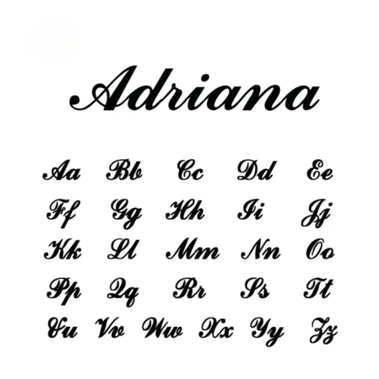 Personalisierter Name in einzigartigen Buchstaben Box Kette Halskette 