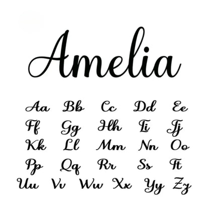 Personalisierter Name in einzigartigen Buchstaben Box Kette Halskette 