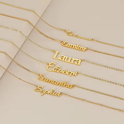 Personalisiertes Namensarmband mit einzigartigen Buchstaben 