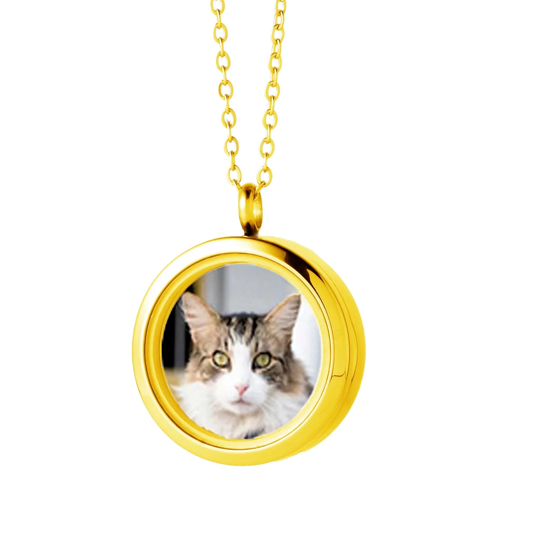 Pendentif commémoratif en cendres avec photo gravée personnalisée 