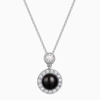 Collier pendentif élégant avec projection photo personnalisée 