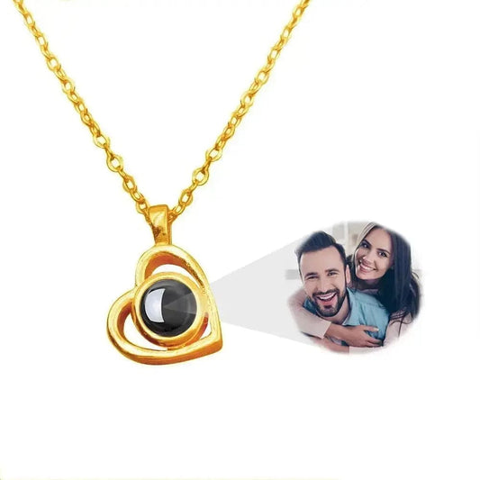 Personalisierte Halskette mit Fotoprojektion | Armband | Schlüsselanhänger 