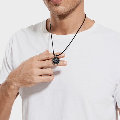 Ensemble de colliers Sun&amp;Moon Touch avec agate naturelle pour deux personnes