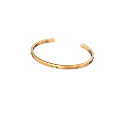 Bracelet manchette fin personnalisé