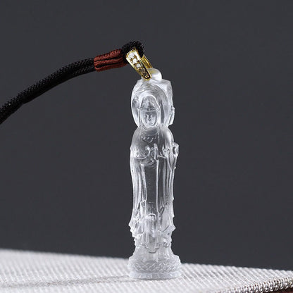 Collier d'harmonie Bouddha Stones Avalokitesvara Bouddha Liuli 