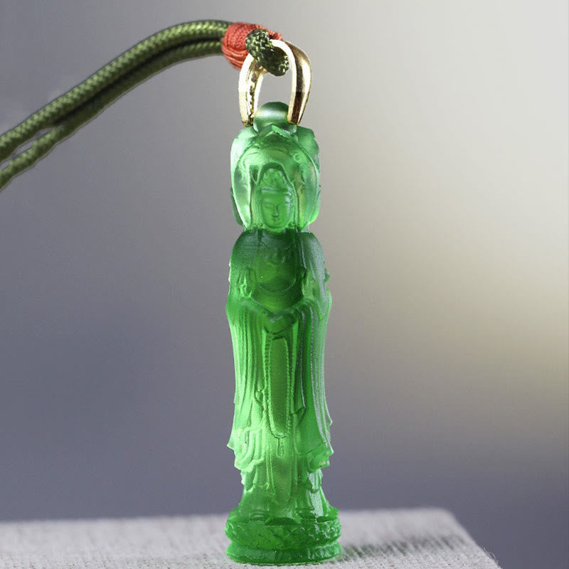 Collier d'harmonie Bouddha Stones Avalokitesvara Bouddha Liuli 
